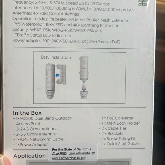 ✨AC1200 Outdoor WiFi Range Extender✨ - Picture 6 of 8